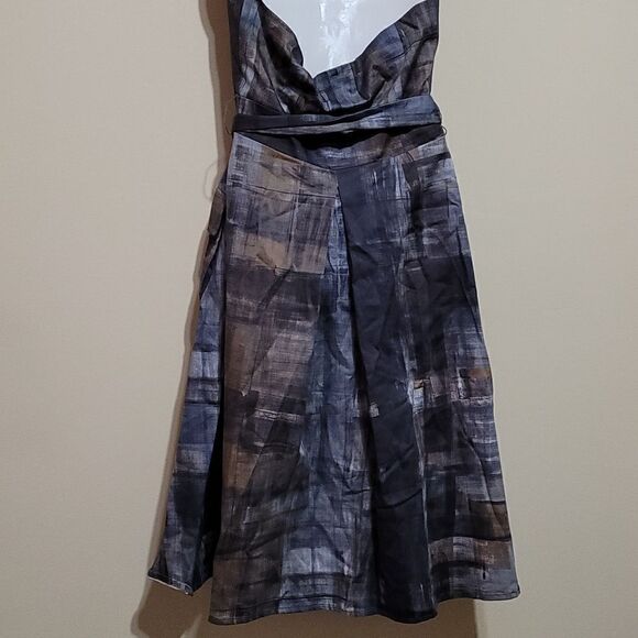Fashion Star Gray Multicolored Dress Sz 6 - Picture 6 of 7